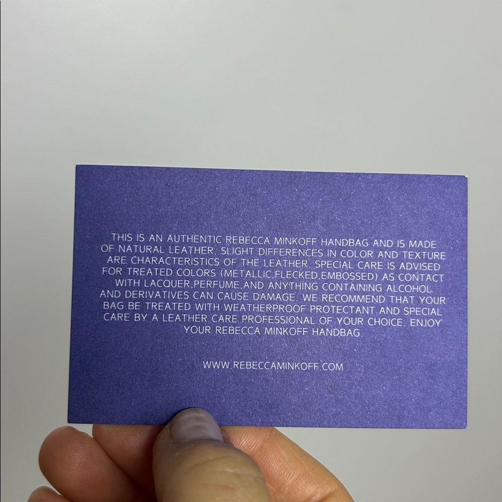 Rebecca Minkoff Navy/Purple Leather Crossbody - Picture 11 of 13